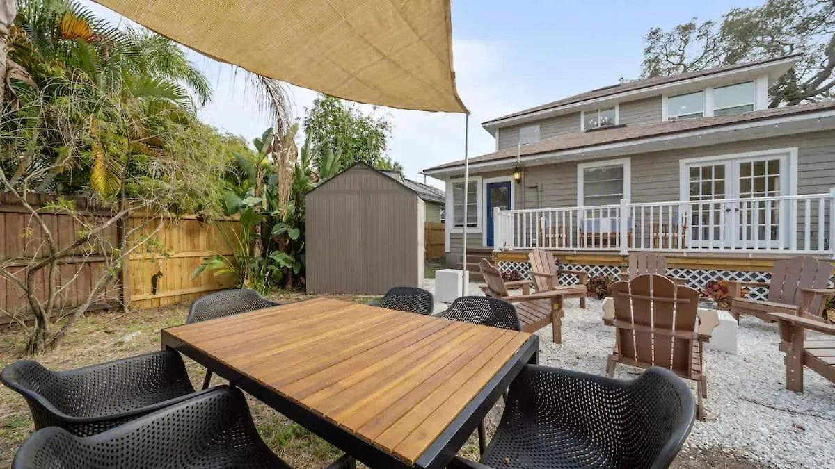 טאמפה Modern Moroccan Villa W/ Firepit, Bbq + Game Room!